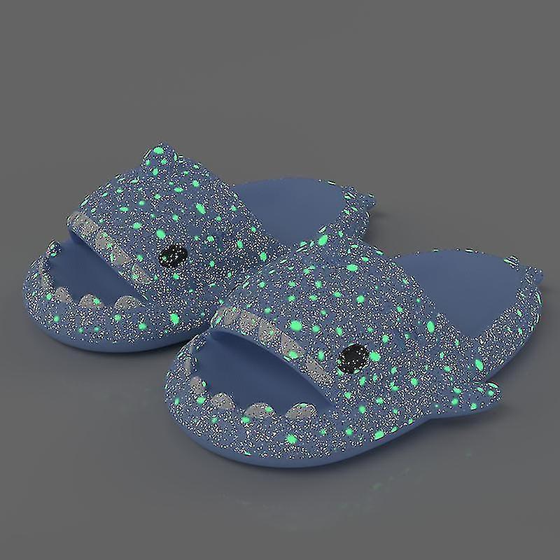 Pantofole Shark Home Squalo Infradito Nuvola Shark Clapper Estate Morbido Antiscivolo Shark Slides Uomo Scarpe Haze cielo stellato blu 38-39 (24-24.5cm) 50% di sconto per tempo limitato