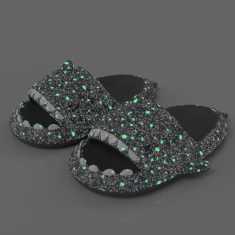 Shark Slippers Home Shark Infradito Nuvola Shark Clapper Estate Morbido Antiscivolo Shark Slides Scarpe Uomo Cielo stellato grigio scuro 40-41 (25-25.5cm) In Linea