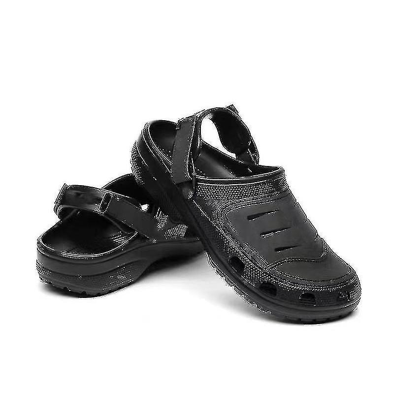 Scarpe casual estive da uomo Scarpe da spiaggia da uomo Sandali Yukon Zoccoli da giardino Scarpe nere M8 (Size41)