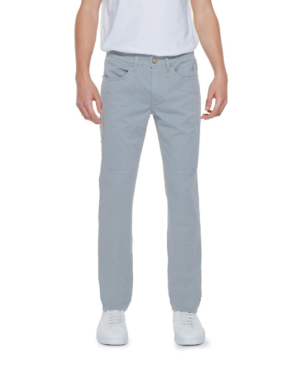 Jeckerson Stretch Chino Pants Grey Discount Store per i nuovi prodotti