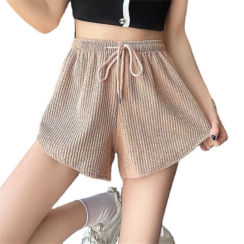S-4xl New Women Home Leisure High Waist Shorts Hip Wrap Sports Hot Pants Straight Tube Loose Pants Women Wear Out Summer Sconti questo mese