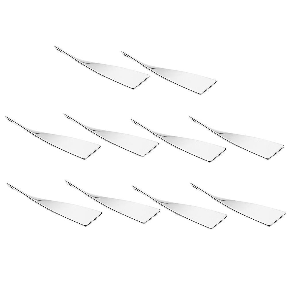 10pcs Stainless Steel Curved Charms Pendants For Diy Jewelry Crafts 11x41mm Cyber Monday