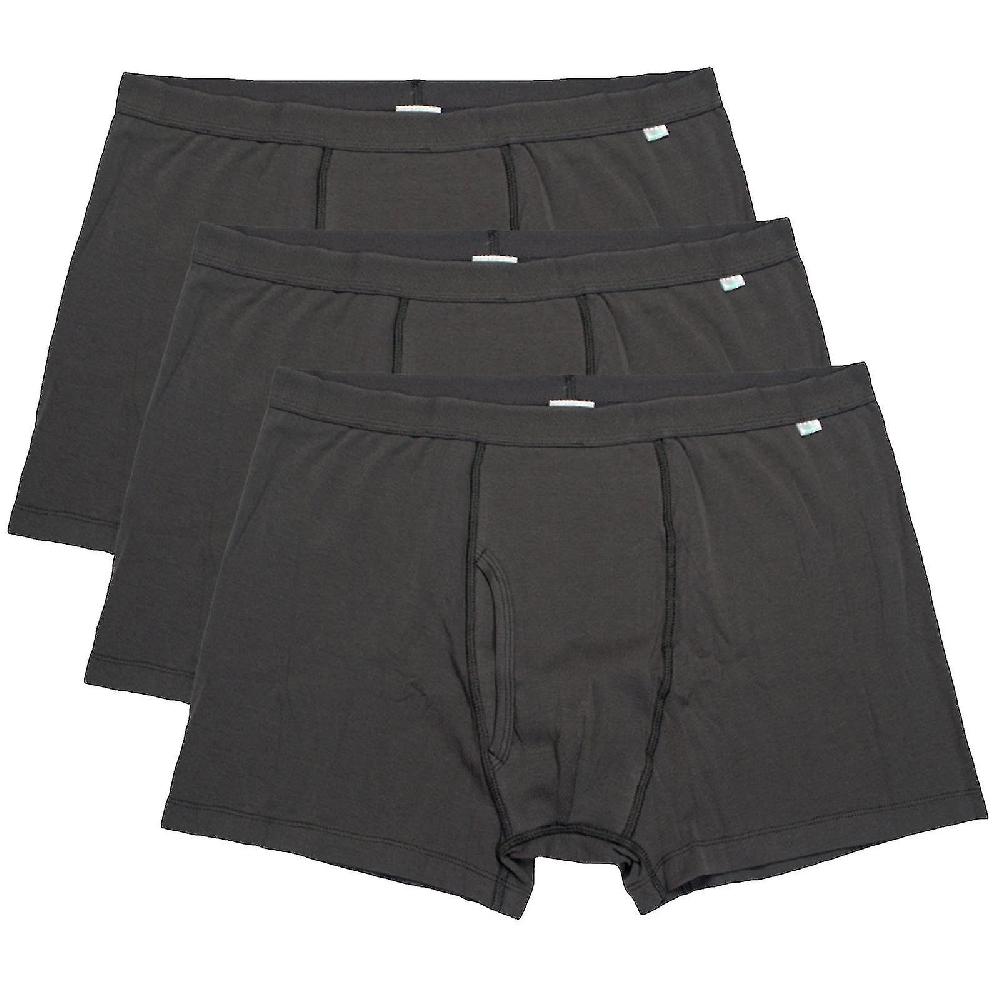 Pantaloni per incontinenza Boxer Slip da uomo Cotone lavabile Riutilizzabile Grigio