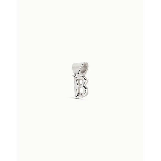 My B Silver Metal Charm Nuovo
