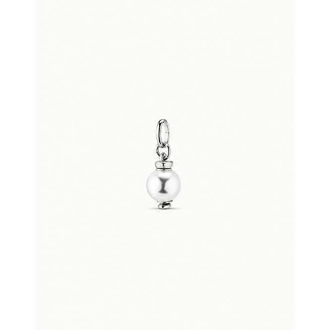 Charm Moon White Pearl Shell Charm Vendita