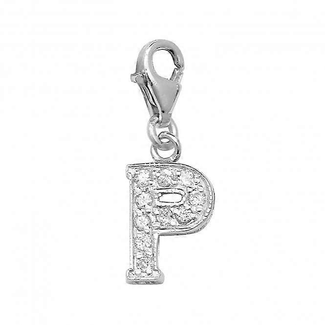 Acotis Silver Pendant Zirconia Initial G6282/P Online