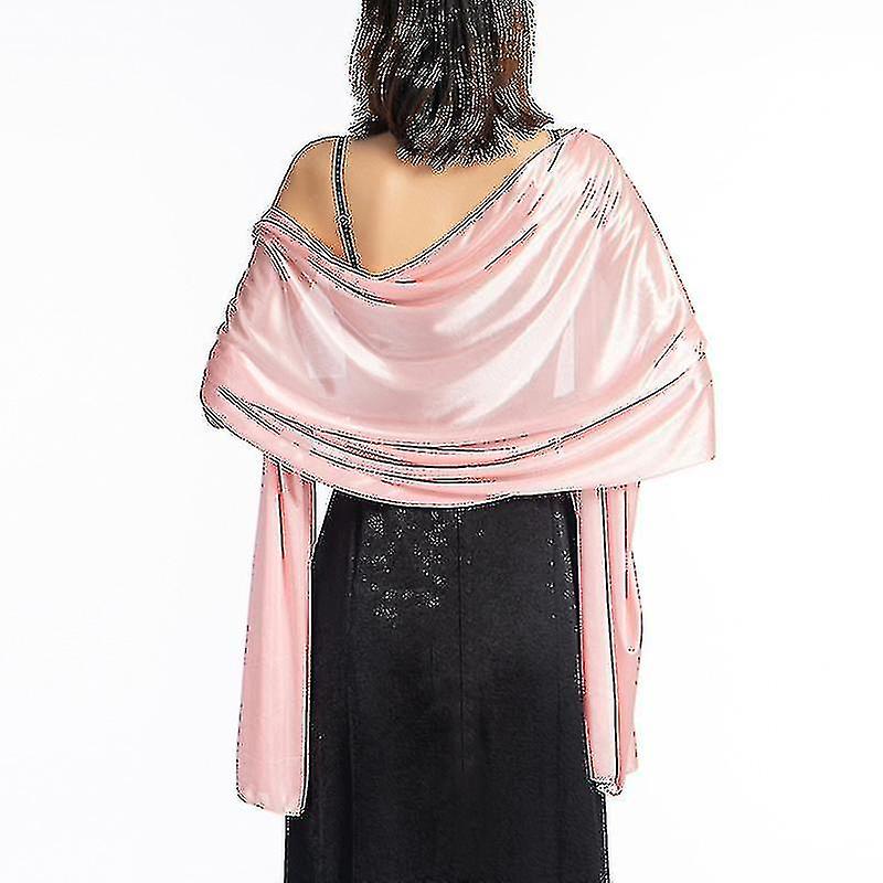 Regali di nozze Scialli Abiti Evening Party Wrap Satin Pure Color Cape Shrugs Boleri Sposa Bestseller