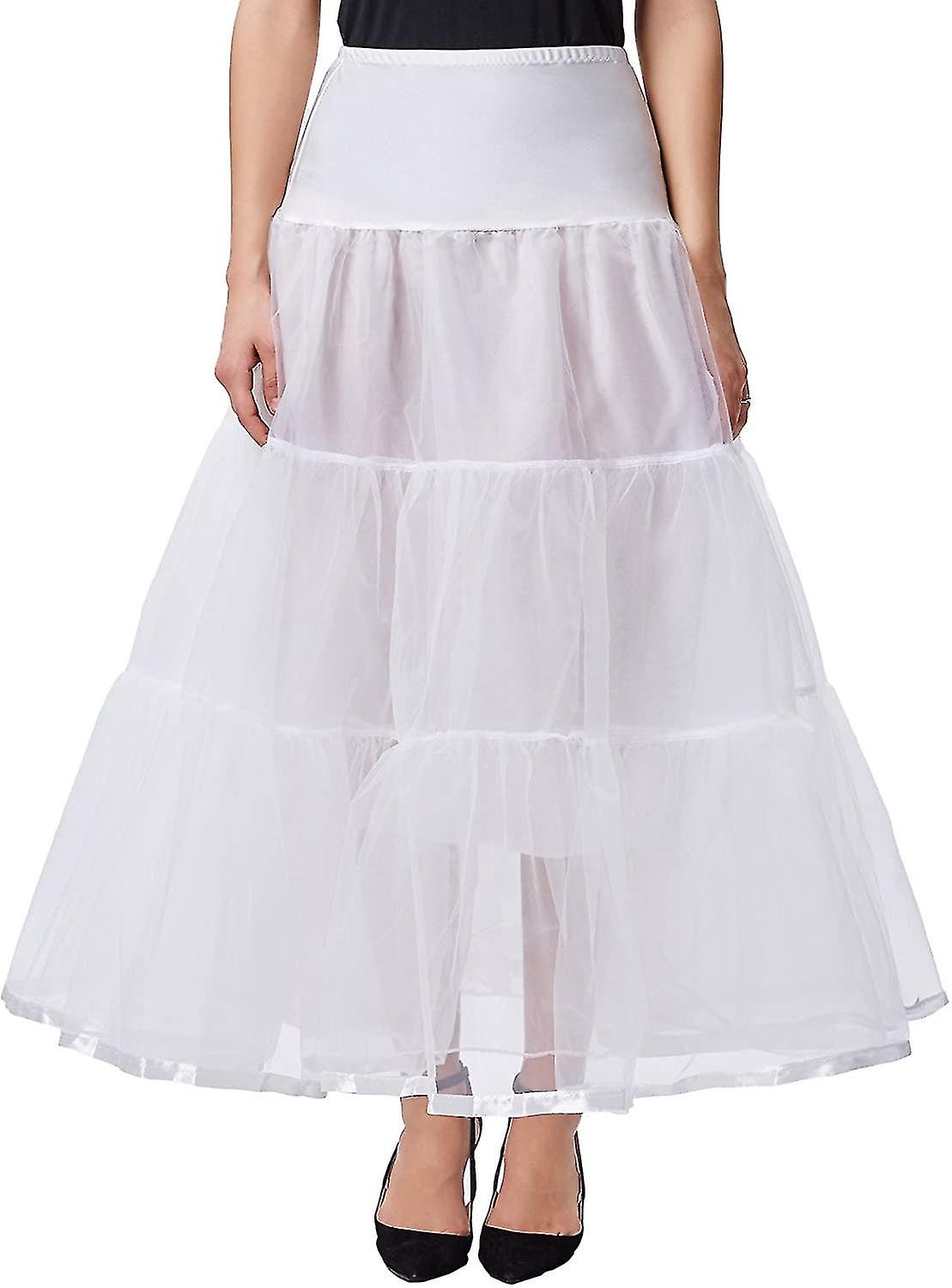 Women's 50s Vintage Tulle Petticoat Half Slip Tutu Underskirt 27" S-2xl Super Saving Price