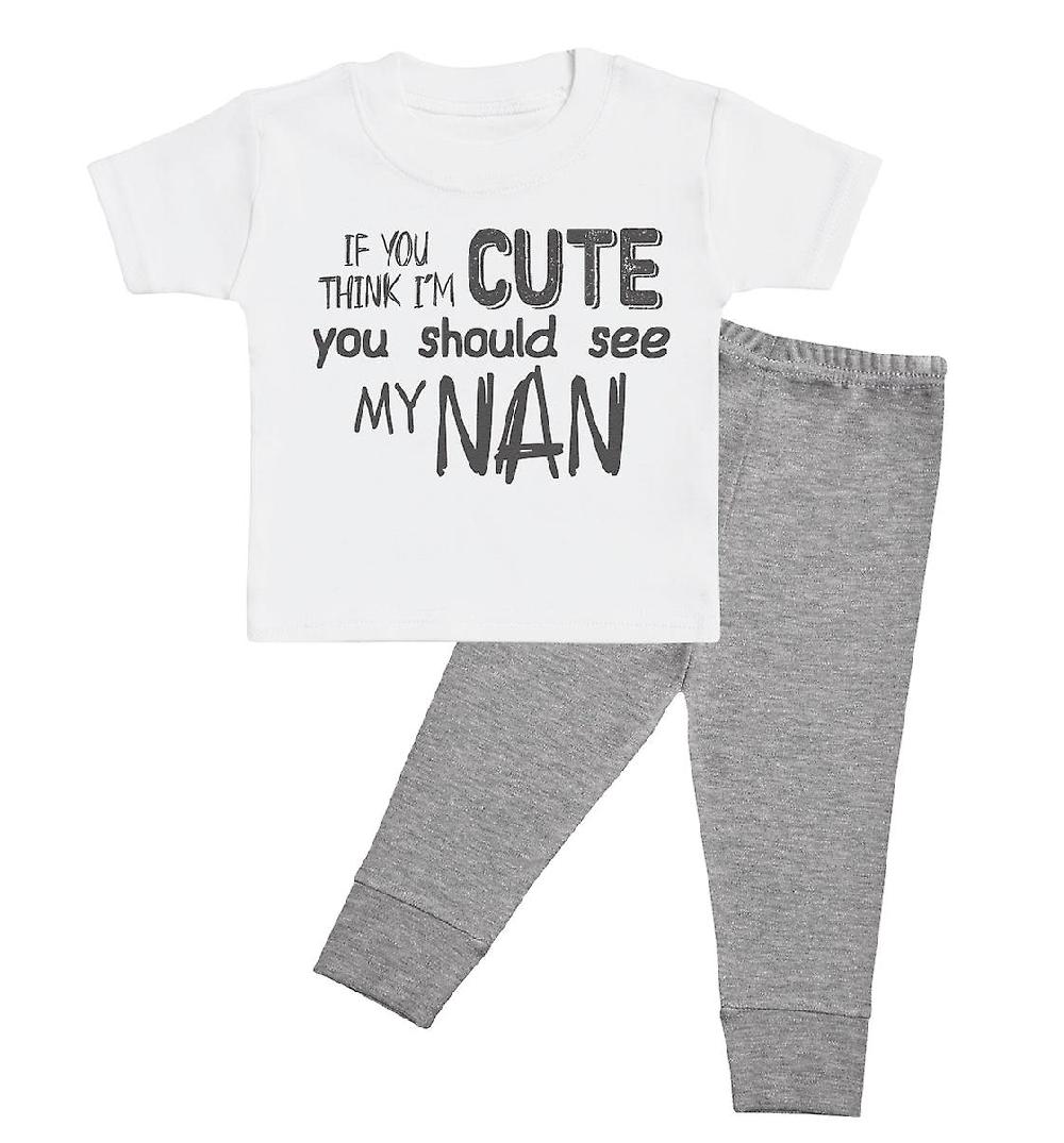 If Think Cute Nan - Set di abiti per bambini Awo-86896 Esporta salva