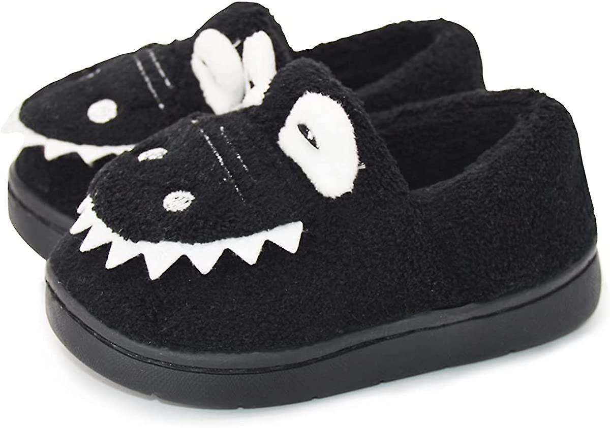 Baby Toddler Boys Girls House Slipper Non Skid Fuzzy Cartoon Dinosaur Kids Indoor Bedroom Shoes Shopping Online