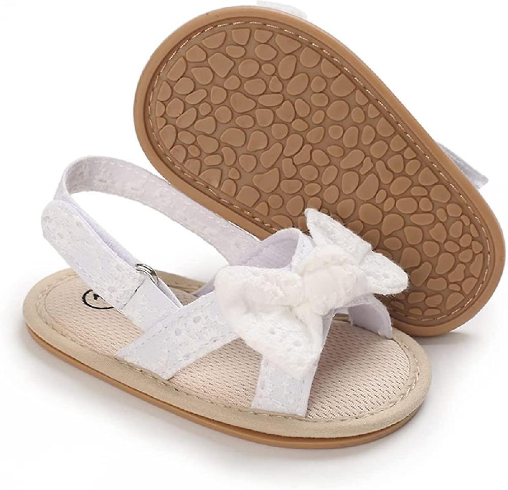 Baby Boys Girls Summer Sandals 2 Straps Anti Slip Soft Sole Beach Infant Shoes Toddler First Walker Newborn Crib Shoes(3-18months) Saldi Di Fabbrica