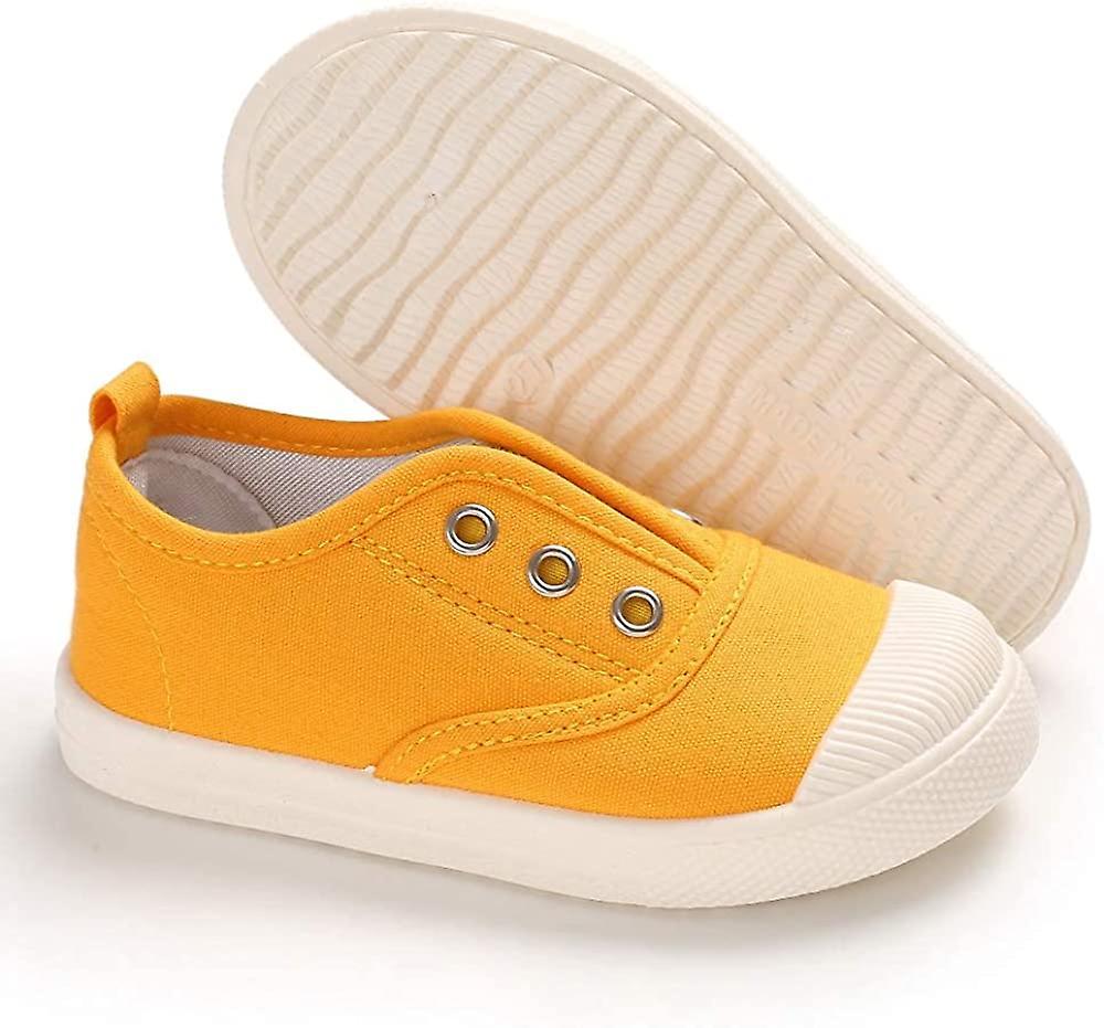 Toddler Kids Boys Girls Candy Color Canvas Slip-on Shoes Casual Sneaker Loafer Running Tennis Shoes Fashion And Lightweight I Più Venduti