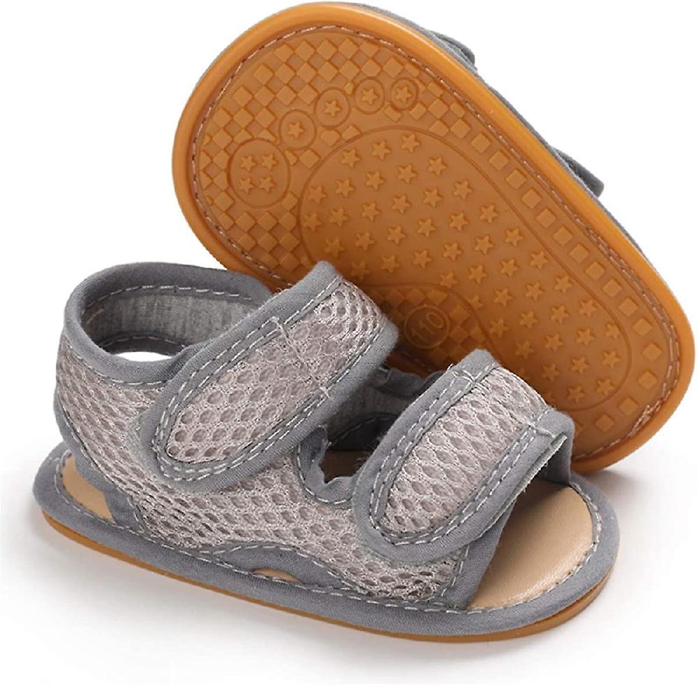 Baby Boys Girls Summer Sandals Antislip Soft Sole Toddler First Walker Crib Shoes (0-18 mesi) Negozio online di fabbrica