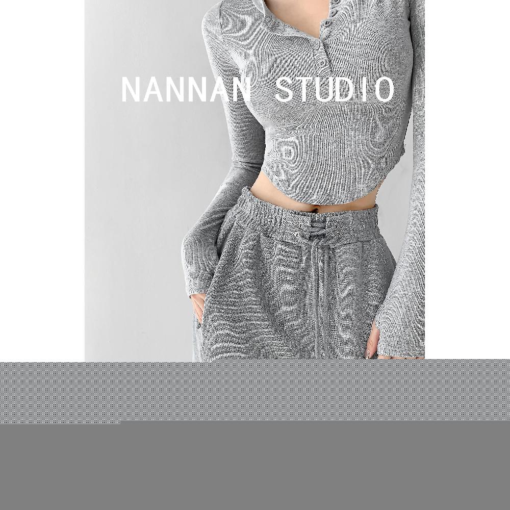 Young Hot Girl Pink Loose Drooping Sport Pants Women's Spring And Summer Drawcorn High Waist Pantaloni Mop legati alla caviglia Shopping online