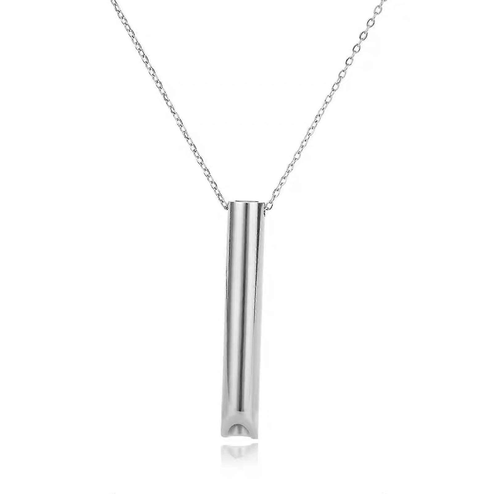 Collana Venora Breathwork Breathlace Quit Smoking Collana di respirazione in acciaio inossidabile - Argento - Codice modello 29340 Enormi risparmi