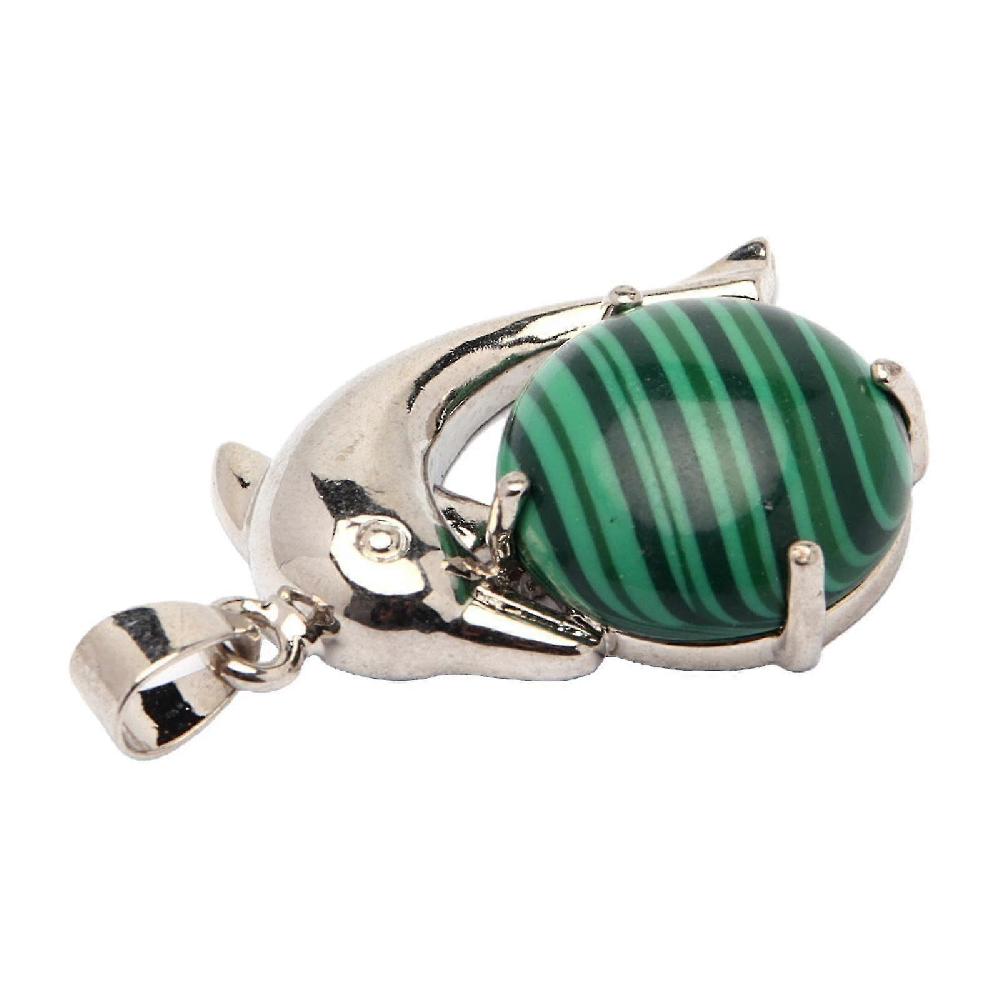 Dolphin Necklace Pendant Unique Jewelry Gifts Pendant Charm For Thanksgiving Green Model code 28985 Rilascio limitato