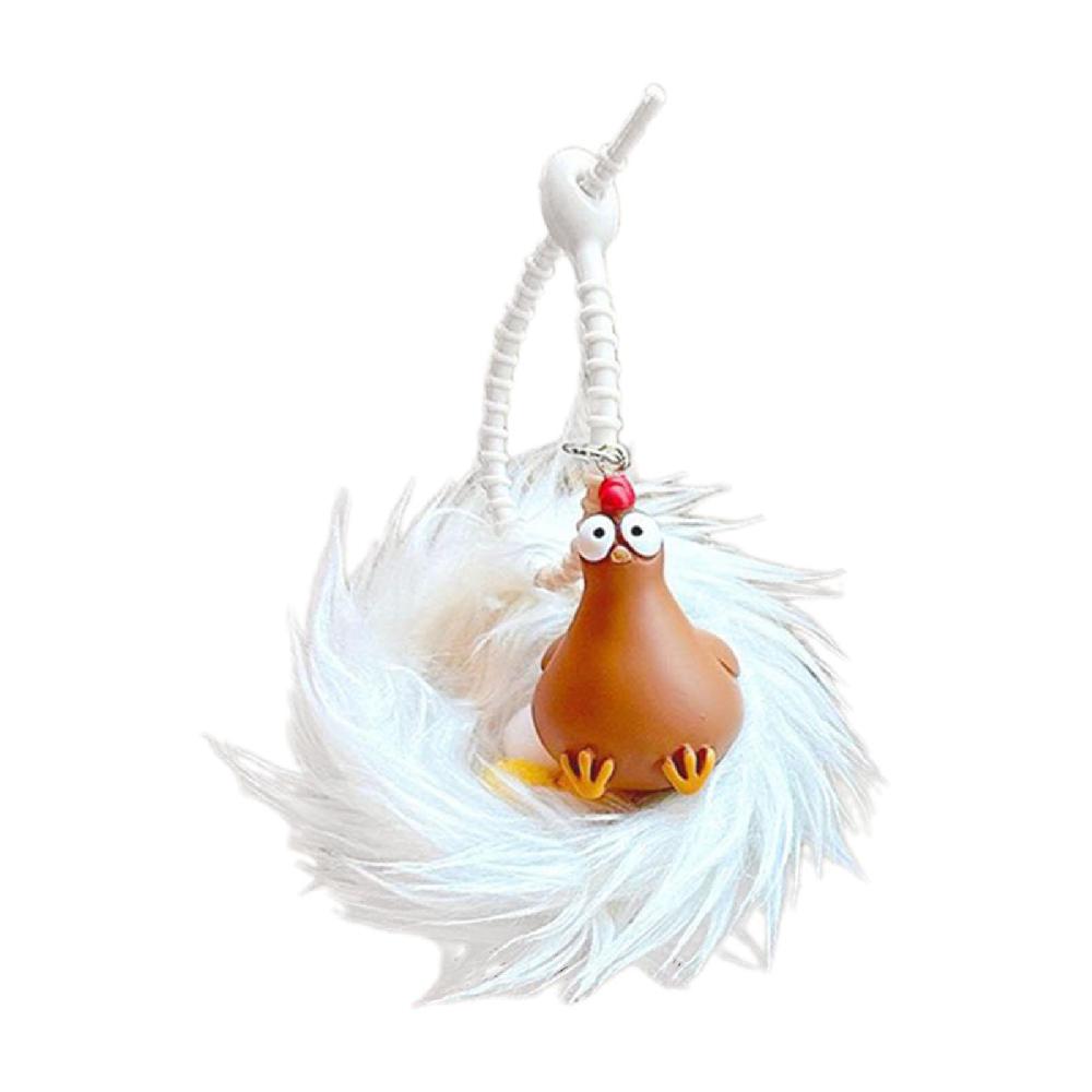 Pollo portachiavi cartone animato animale ornamento per regali di compleanno borsa ragazzi ragazze Pezzi Unici