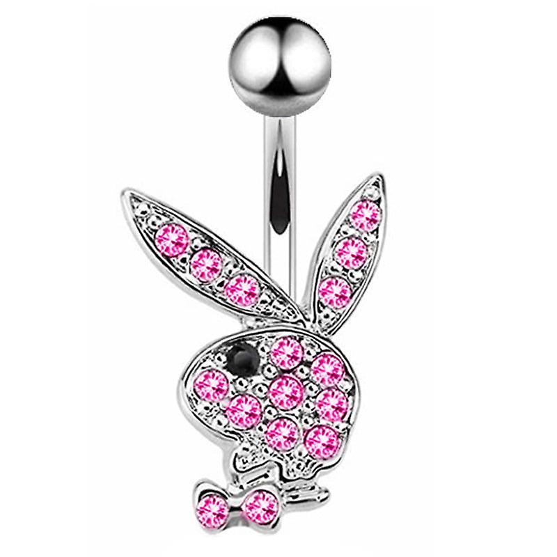 Carino coniglio volpe dangle pancia ombelico piercing bottone anello Convenienza