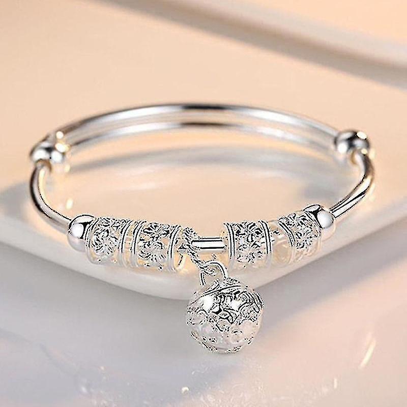 Fascino di moda pietra artificiale bracciale bracciale palla campana ciondoli donne regalo regolabile fortunato compleanno gioielli regali Comprare a buon mercato