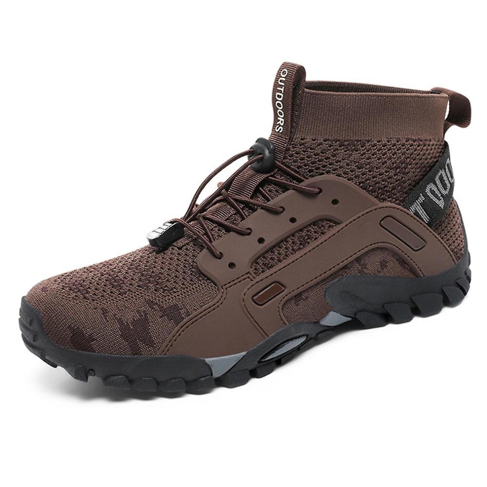 Water Shoes for Mens Ltalian Handmade Amphibious Anti-Skid Anti-Cut Fishing Shoes for Outdoor Trekki Promozione temporanea