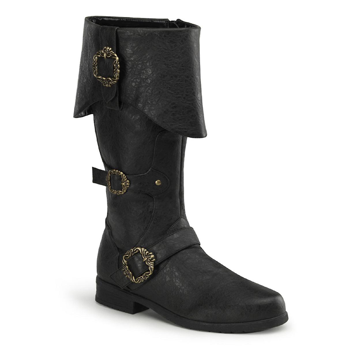 Funtasma Uomini Stivali Carribean-299 Blk Distressed Pu Fino al 65% di sconto