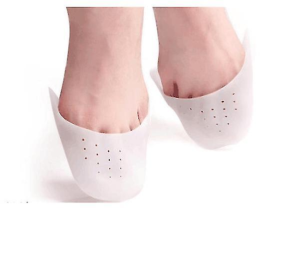 2 paires de bouchons d'orteils blancs mtatarsien silicone Toe protection pad contre les callosits et les orteils cloques pointes chaussures de b In Vendita