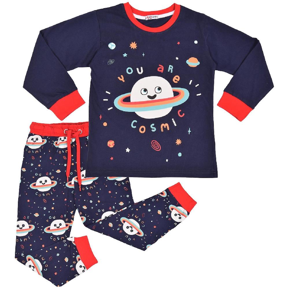 Kids Unisex You Are Cosmic Contrast Pyjamas Set Vendita calda