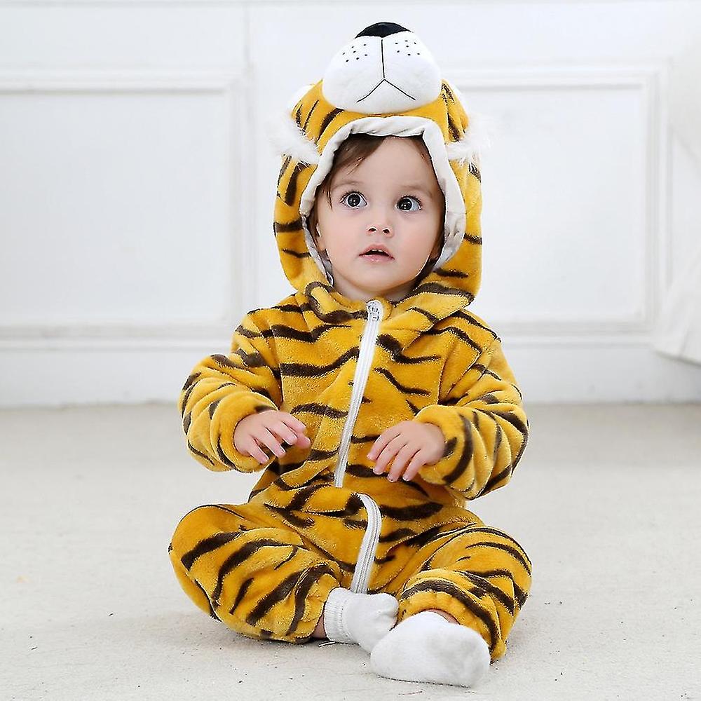 Baby Onesie Newborn Clothes Flannel Animal Crawl Suit/gift Offerte stagionali